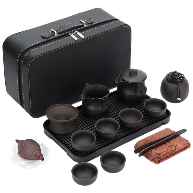 

Woding Zisha Portable Kung Fu Tea Set