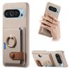 Ring Leather Phone Case for Google Pixel 8 8A 8Pro 9 9Pro 9ProXL 10 10Pro Pro XL Pixel9 Pixel10 Wallet Card Slots Holder Cover