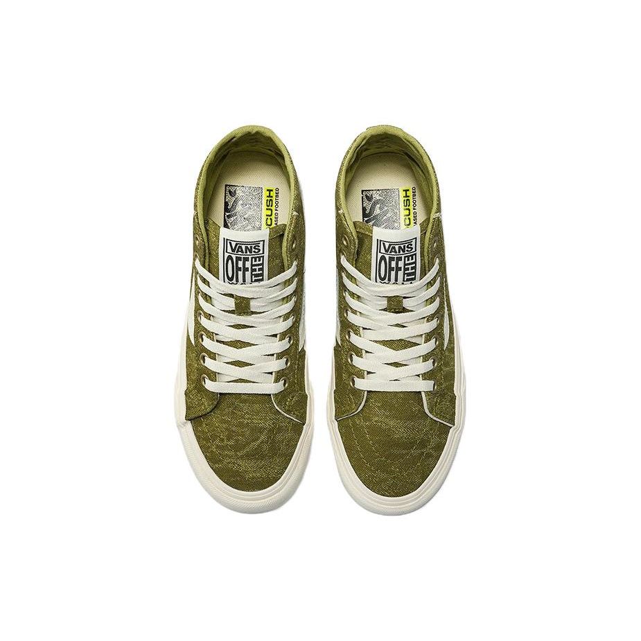 Vans Sk8 38 Vr3 Trendy Casual High-Top Skate Shoes Unisex Sneakers Green White VN0A4BX6BD4