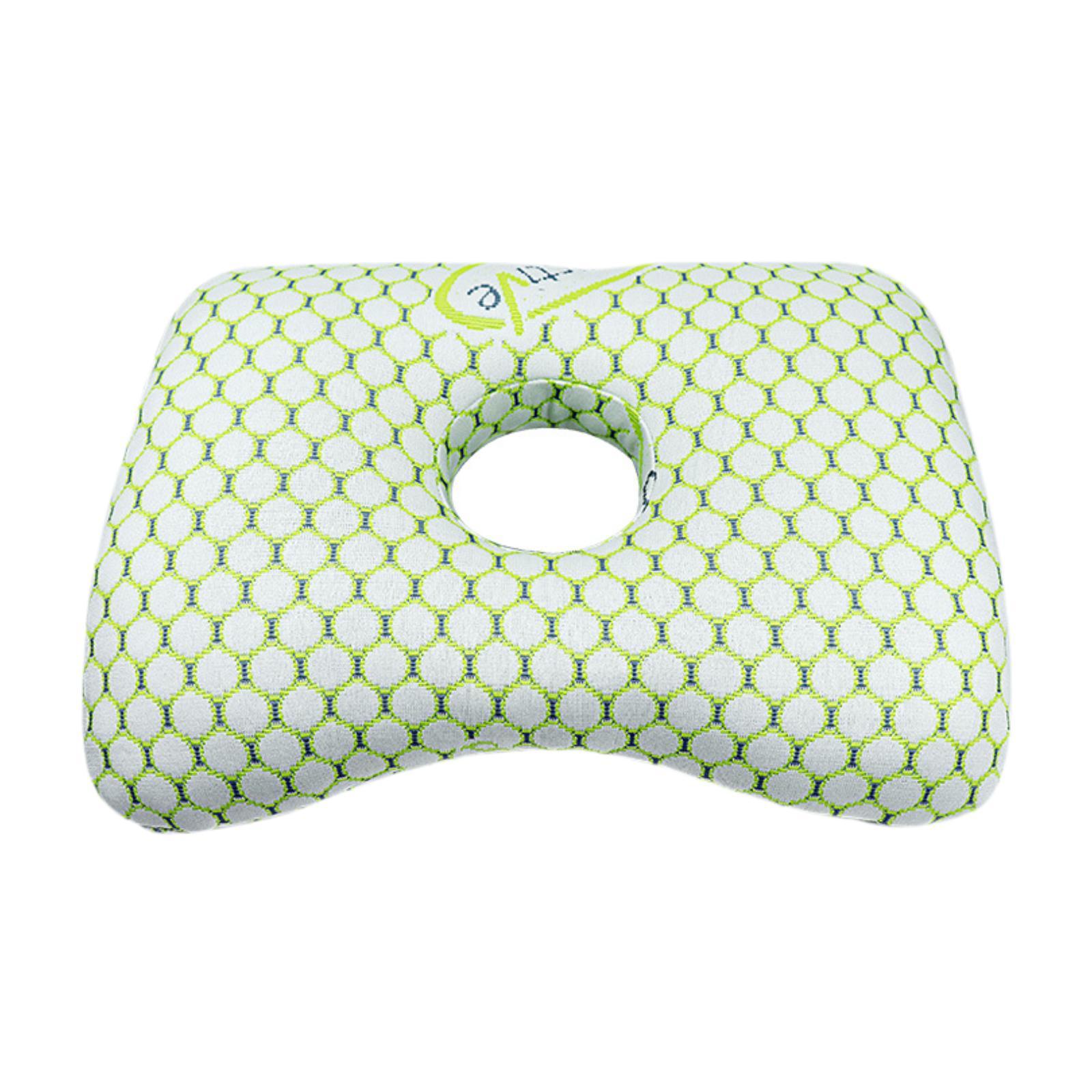 

Cotton Filling Ear Piercing Pillow Breathable Ergonomic Pillow Wearing Headphones Ear Piercing Pillow Portable Soft Sleep Pillow