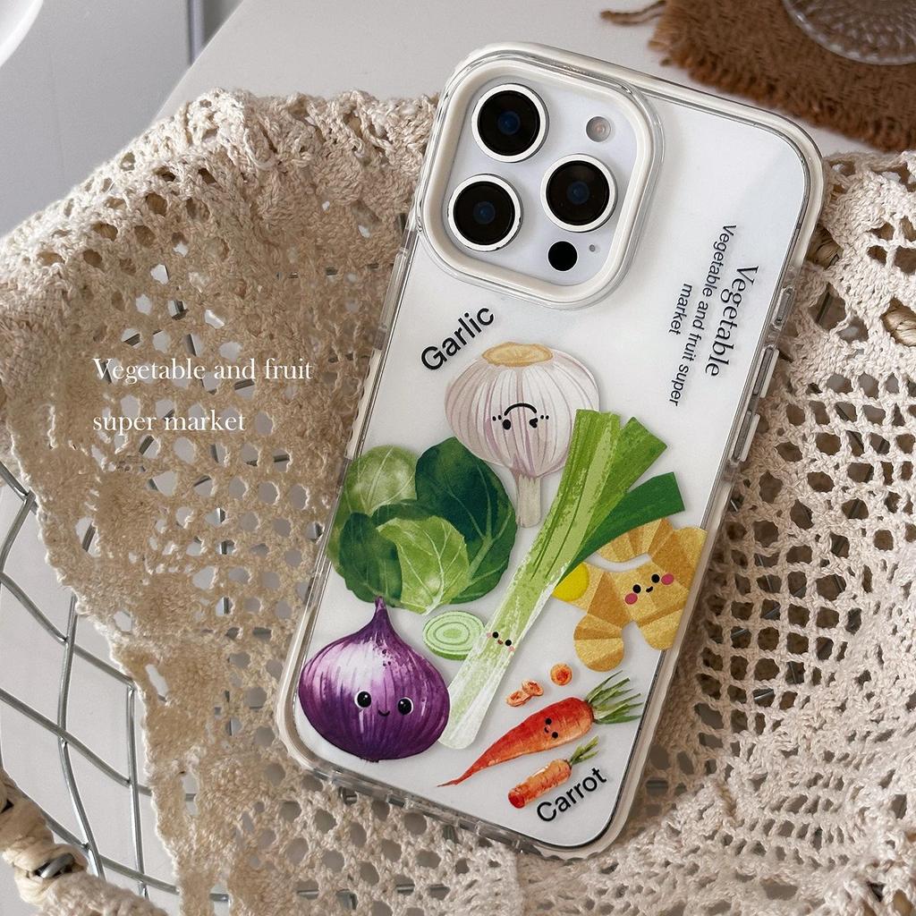 Creative vegetable phone case suitable for Apple phones