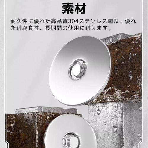 ESJNNK 304 Stainless Steel Large Washer, M6, Inner Diameter 6mm, Outer Diameter 20mm, Thickness 1mm (M6)