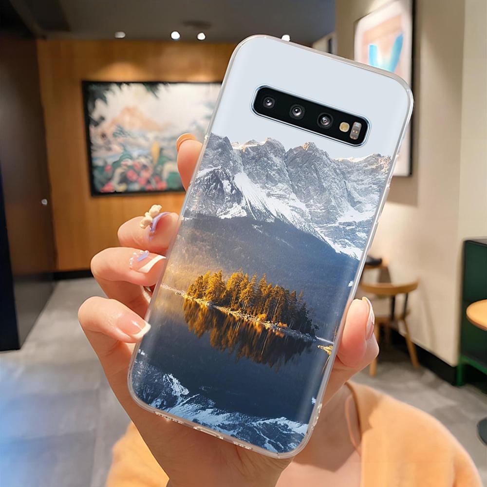 Phone Case For Samsung Galaxy S10 Plus Case Fundas Cases For Samsung Galaxy S10 S 10+ S10E Soft TPU Silicone Bumper Cover Coque