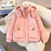 Winter new fattened large size short down cotton-padded clothes women's loose cotton-padded clothes thickened cotton-padded jackets trendy jackets