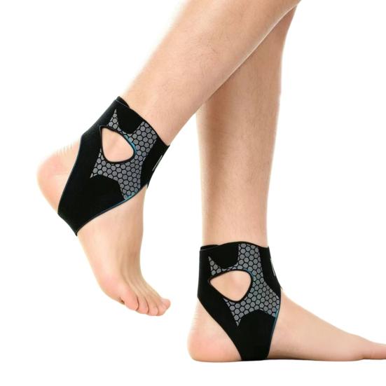1/2Pcs Adjustable Ankle Brace for Men & Women, Injury Recovery Sprained Ankle Support Foot Wrap, Achilles Tendonitis Pain Relief Ankle Compression