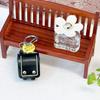 Mini Randoseru Bag Keychain Keyring Black