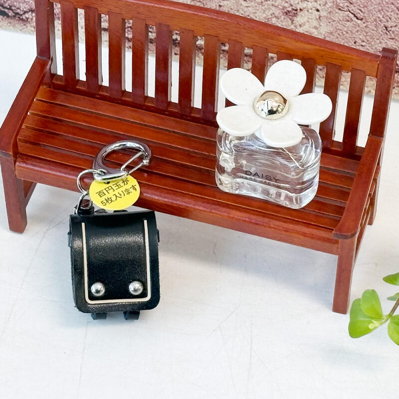 Mini Randoseru Bag Keychain Keyring Black
