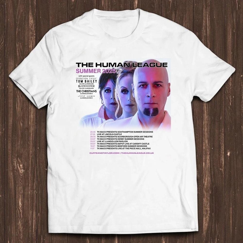 

The Human League Band Summer Tour T Shirt Full Size S-4XL White BL1740 XL
