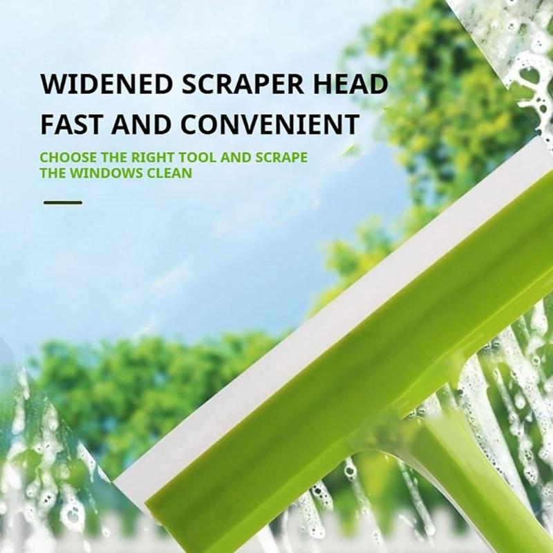 MultiPurpose Window Squeegee Kits Flexible Handle Smooth Scrubber Cleaning Tool for Effortlessly Glass Maintenances