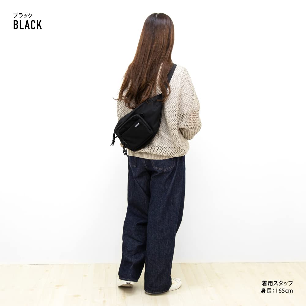 Waist Waist Hip For Women and Going Black [Aventura] Bag, Pouch, Bag, Large, Men, Travel, Commuting, School, Out, Festivals, Adults, Students,