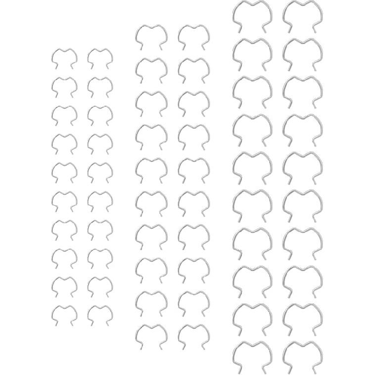 60 Pcs 800-801 Quick Connector Retaining Clips, 3 Size 20 Each: 3/8'', 1/2'', 5/8'', Transmission Oil Cooler Line Clips/Radiator Hose Retaining