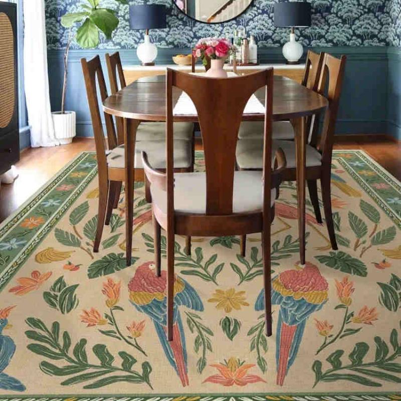 Felpudo Vintage Marroquí Turco Antideslizante Alfombra Bohemia para Cocina Baño Jardín Decoración Alfombra Oriental Tradicional