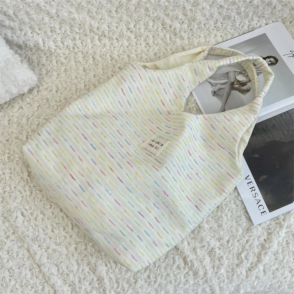 

Сладкая и ароматная, универсальная сумка через плечо, сумка-тоут, вместительная сумка для школьных учебников, сумка-жилет.