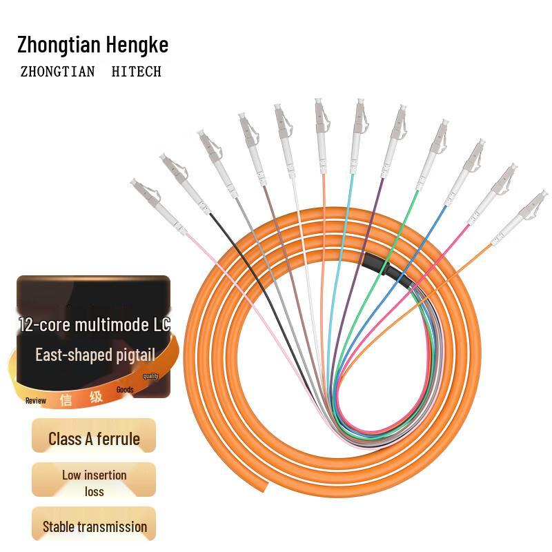 Zhongtianhengke 12-Core Fiber Optic Bundled Pigtail