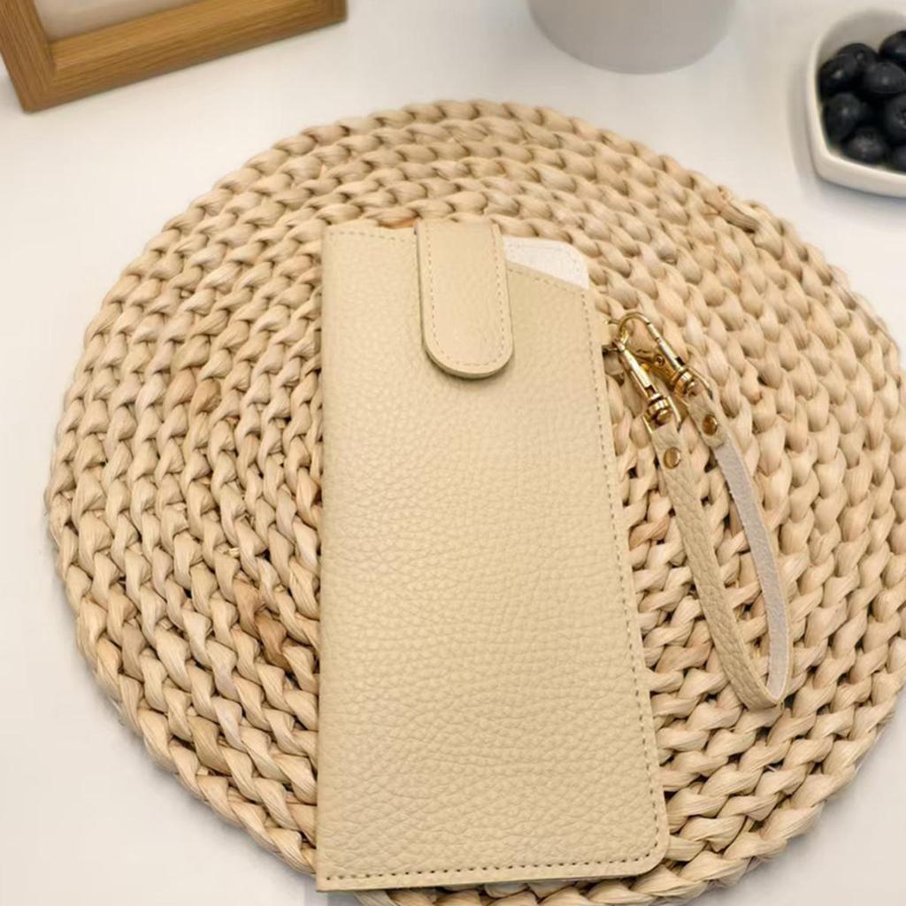 Unisex Fashion Soft PU Leather Eyeglasses Holder Bag Traveling Sunglasses Hanging Bag Stylish Eyewear Organizer Portable Luggage Accessories