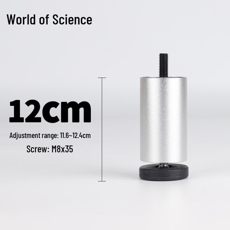 Adjustable Aluminum Alloy Furniture Legs for Cabinets, Sofas, Refrigerators, and Washing Machines