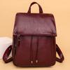 Korean-style Trendy Double-shoulder Bag - Versatile, Fashionable, Lightweight and Large-capacity PU Schoolbag for Women, Perfect for Travel.