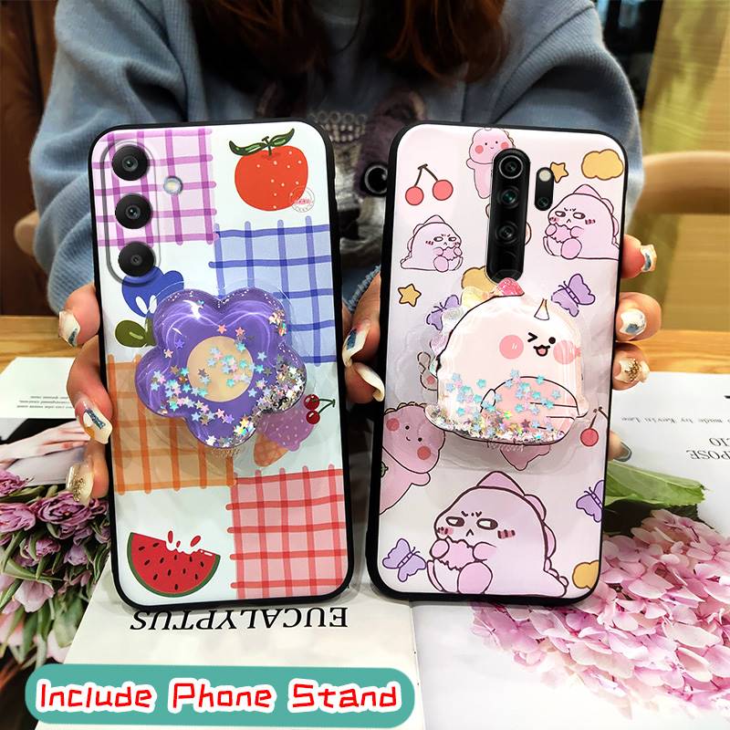 Rotatable stand Kickstand Phone Case For Samsung Galaxy M56 5G/SM-M566B Simplicity cute Durable Skin feel silicone TPU