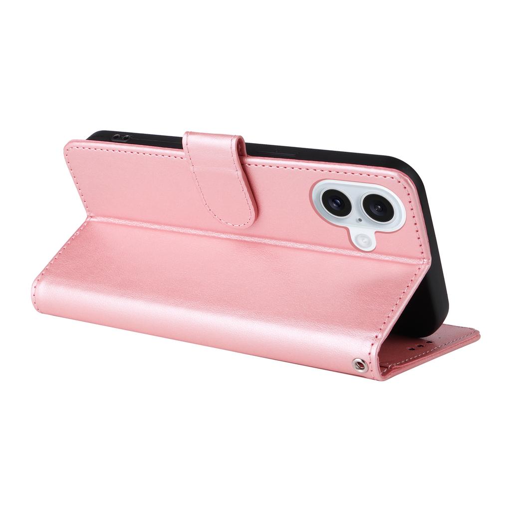 For iPhone 16 Plus Leather Case Butterfly Floral Imprint Wallet Stand Cover