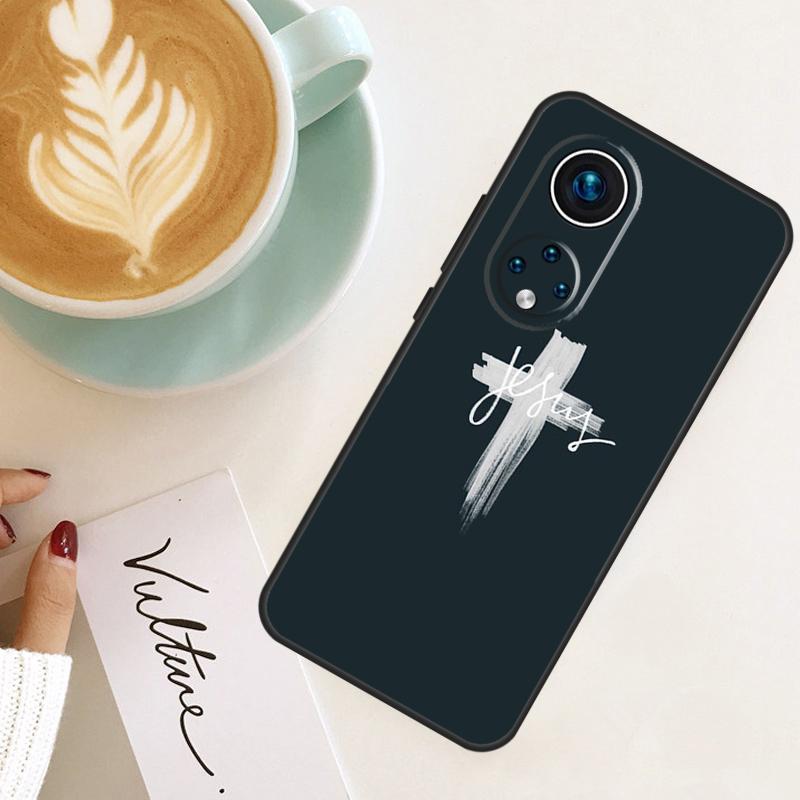 

Jesus Cross For Huawei P40 P20 P30 P60 Pro Nova 5T 9 P Smart Honor Magic5 Lite 50 70 90 X8 X8a X9a Case Huawei P30