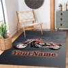 Harley-davidson Motorcycles Customizable Name Floor Mat Suitable for Outdoor Hallway Entryway Kitchen Antislip Carpet Decorate Offices