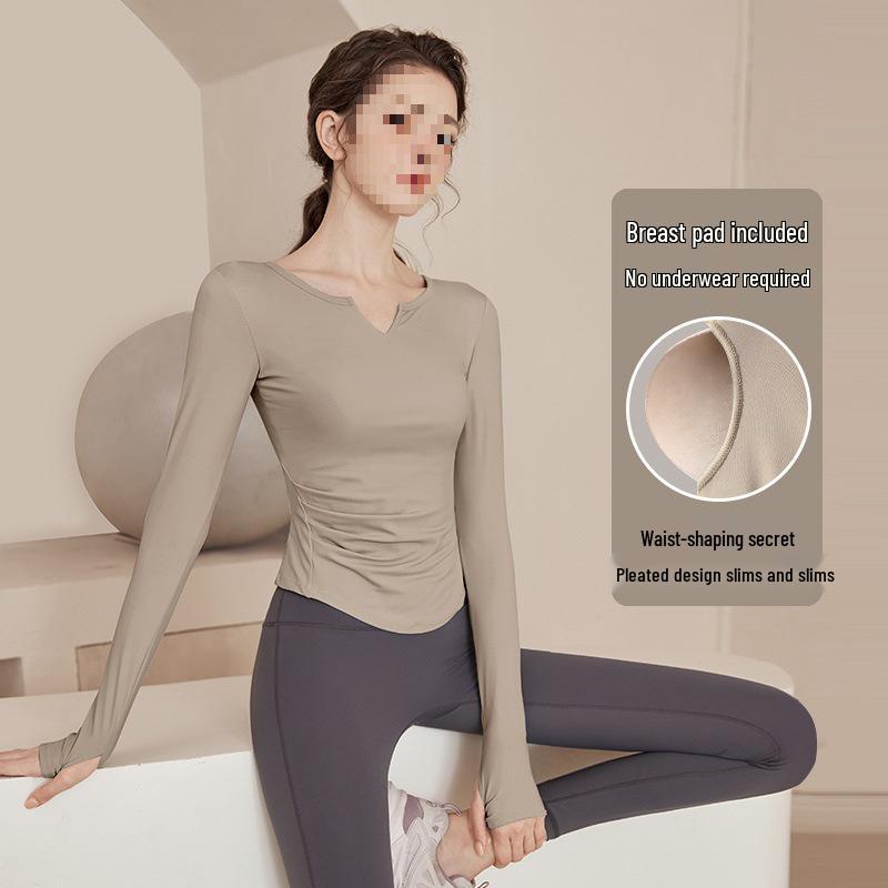 Women's Autumn Winter Yoga and Running Long Sleeve Fitness Set