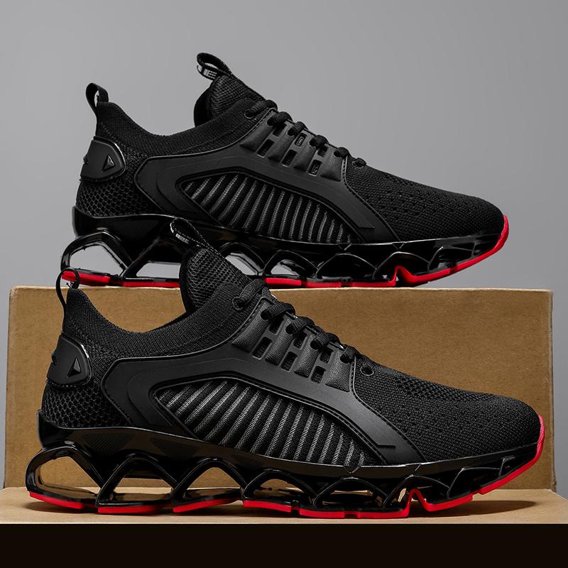 Men's Running Shoes Trainer Race Breathable Sneakers Non-Slip Jogging Cushioning Mesh Outdoor Couple Luxury shoes Off-road Shoes