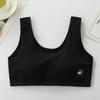 Teen Girls Middle High School Puberty Thin Wireless Cotton Sports Bra Vest