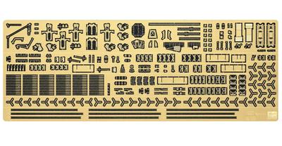 Hasegawa 1/350 Scale Japanese Navy Akagi Detail-Up Etching Parts Basic C Plastic Model Parts QG28