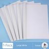Folder File Test Paper Storage Transparent Book Wallet Book Classification Clip Student Stationery Notebook Case Report Cover Pull Rod Office Supplies