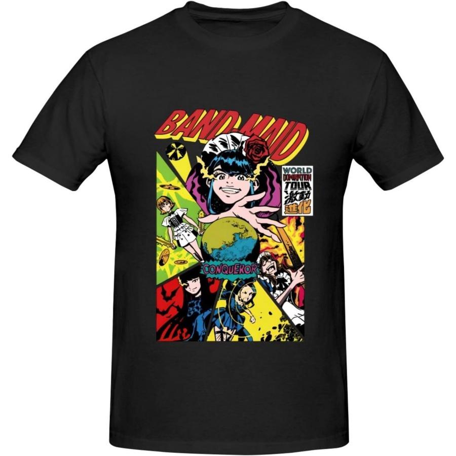 

Corlrjxpd Band Maid Men s Short Sleeve T-Shirt Crewneck Tee Shirts Casual Tops for Workout Athletic Tops XXXXXL різнокольоровий