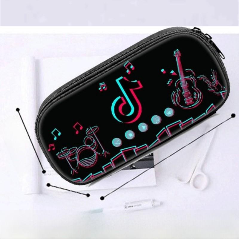 Sports Themed Polyester Pencil Case With Multiple Compartments For Students And Kids