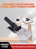 Corner Clamp Stainless Steel 90 Degree Right Angle Clamp Adjustable Woodworking Positioning Square for DIY Framing Welding