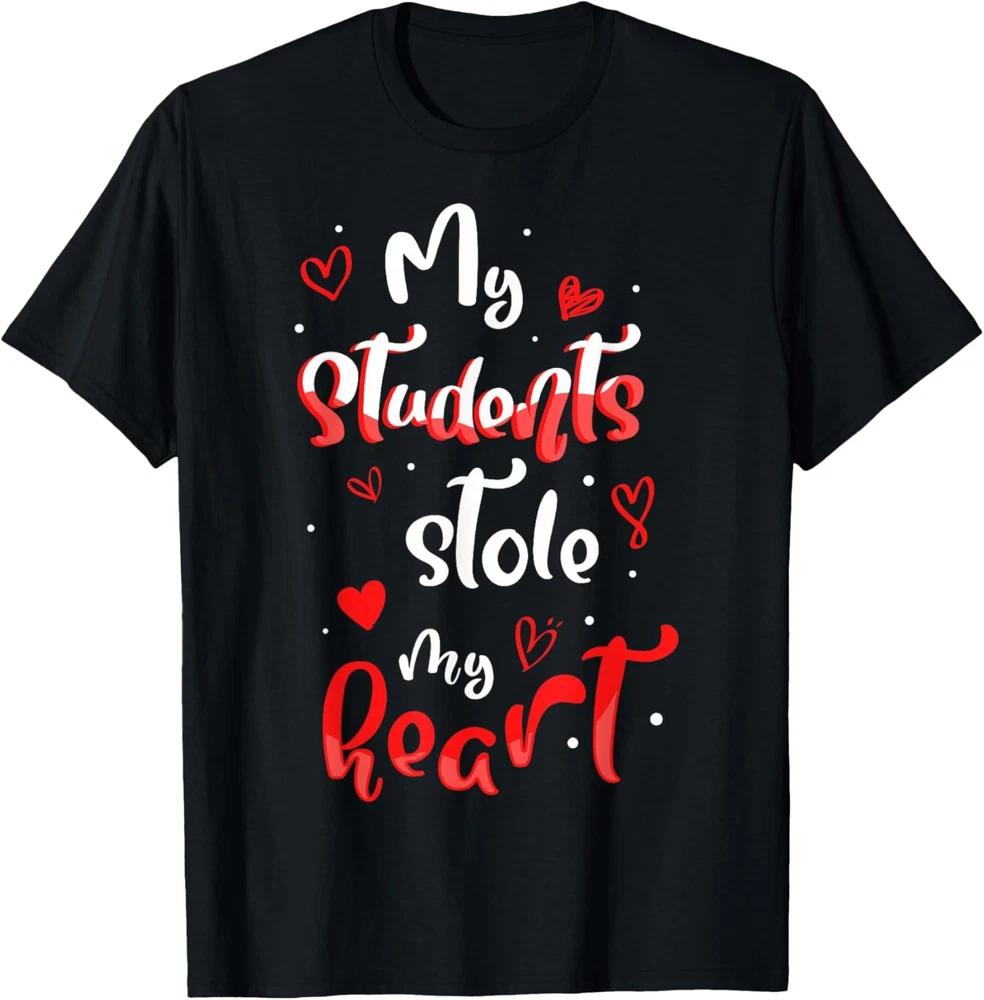 Funny Valentines Day Teacher Men Women Graphic T-Shirt