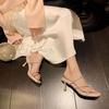 Nuovi Sandali Donna Moda Tacco Sottile Eleganti Tacchi Alti Estivi Semplici Leggeri Scarpa Donna Trendy Raffinati Pantofole Retro