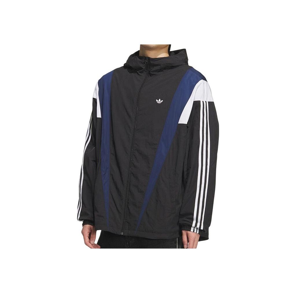 adidas Originals Ac M Wb Brand Logo Three Stripes Sports Fitness Hooded Long Sleeve Jacket Men Jackets KS3552