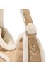 Kirsh Mustang Suede Fur Hobo Bag [Camel]