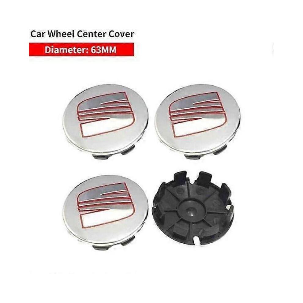(63mm,silber)4 stücke 56/63mm Auto Rad Center Caps Hub Felge Abdeckung Für Seat Leon Alhambra Toledo Cupra Arona Ibiza Altea Cordoba Staub Abdeckung Dekoration