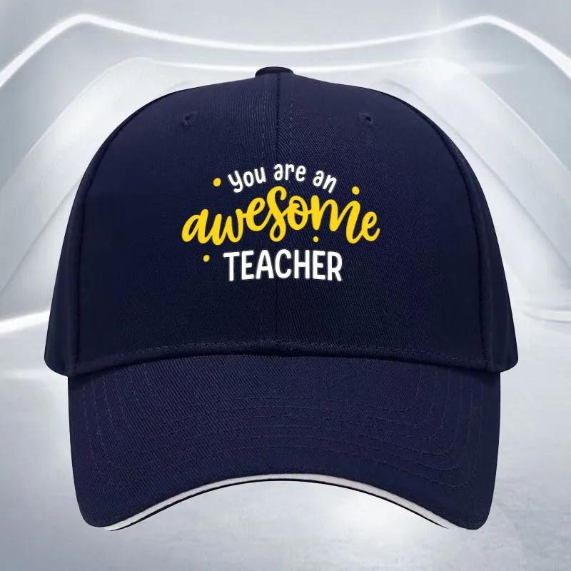 You Are An Awesome Teacher Baseball Cap Polyester Adjustable Sport Outdoor Hat