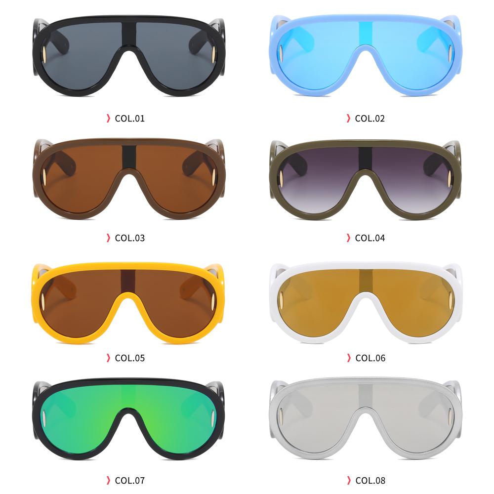 Superhot Eyewear 21906 Fashion 2023 One Piece Oversize Wave Mask Thick Sports Goggle Shades Sunglasses