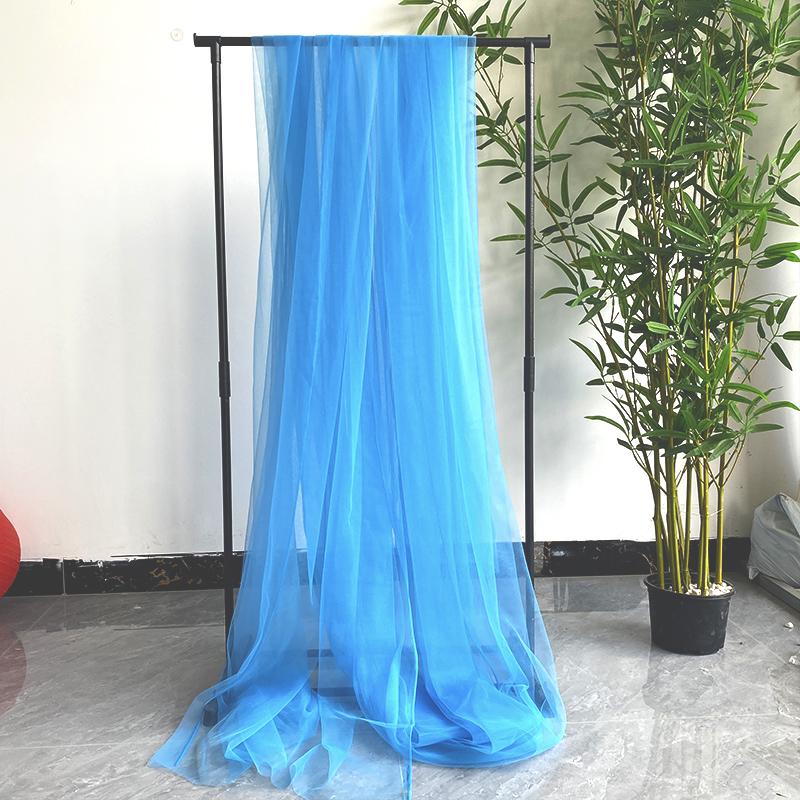 Green Gauze Curtain Gazebo: New Chinese Style Mesh for Outdoor Decor, Kindergarten Design, or Home Environment Arrangement.