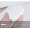 10PCS Desktop Cable Sealing Ring, Flexible Silicon Cable Hole Cover, Wire Finisher, Cable Passing, White/Black Round Washer