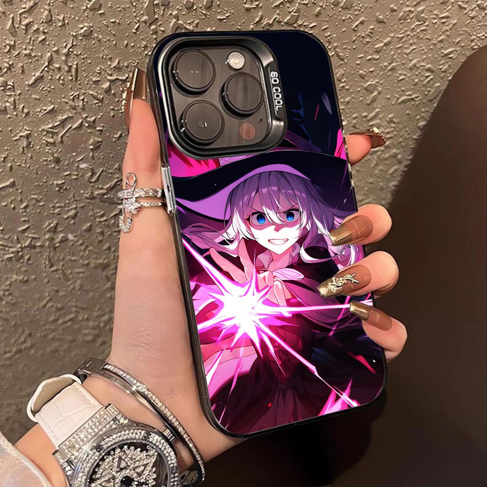 

Wandering Witch Elaina Translucent Mobile Phone Case for iPhone 17 16 15 14 13 12 11 X XR XS Air Pro Max Plus Colorful Cover iPhone X