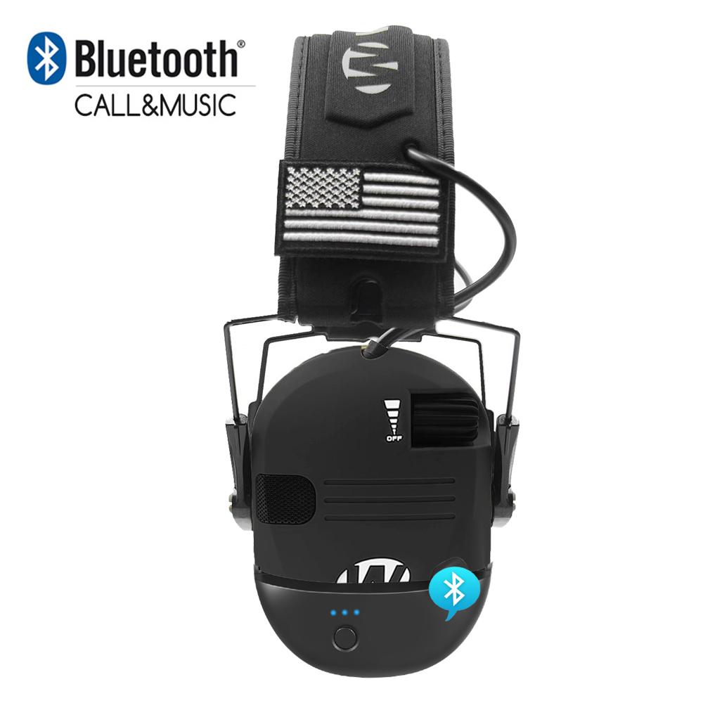 WK Bluetooth Tactical Electronic Anti-noise Shooting Headset Hunting Earmuffs Hands-Free Calling Hearing Protection Headset