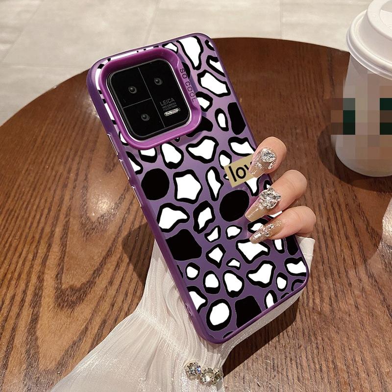 Roztomilý leopardí obal pro iPhone 16 Pro Samsung A55 A35 M35 S24 FE Xiaomi Redmi Note 13Pro 14C Huawei Honor 200 Nárazuvzdorný kryt proti poškrábání telefonu