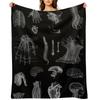 Vintage Anatomie Druck Überwurfdecke Personalisiertes Geschenk Vintage Flanell Schwere Decken