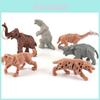 Ancient Era Tiger Elephant Model Collection With Static Design For Science Enthusiasts And Decor