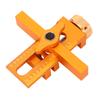 Cabinet Door Mounting Jig Aluminum Alloy Drillable Cabinet Door Positioner with 8mm Drill Bit for Woodworking Projects