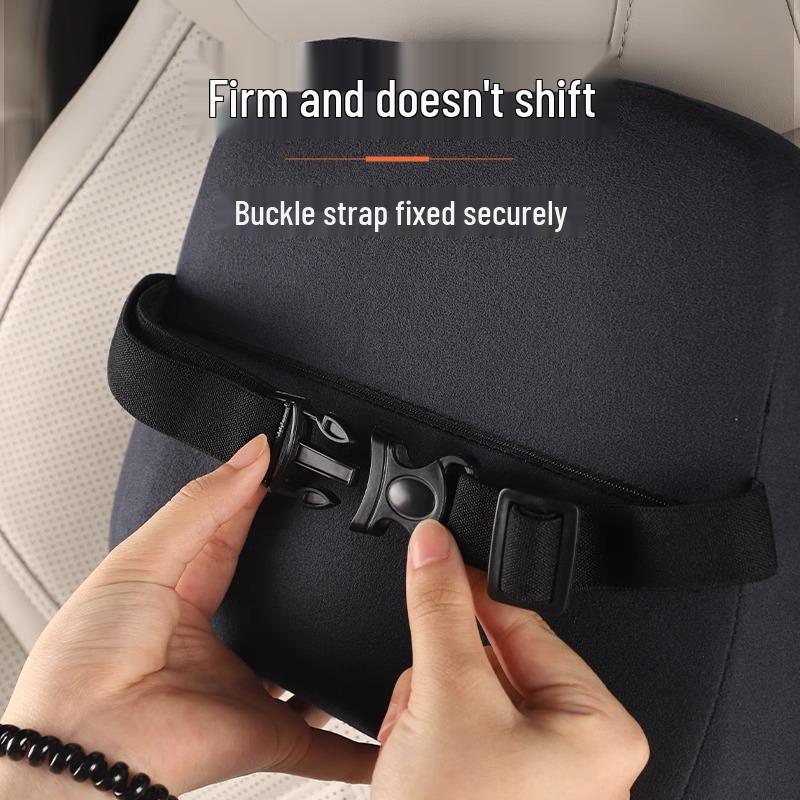 Car Seat Memory Foam Headrest & Lumbar Support Pillow