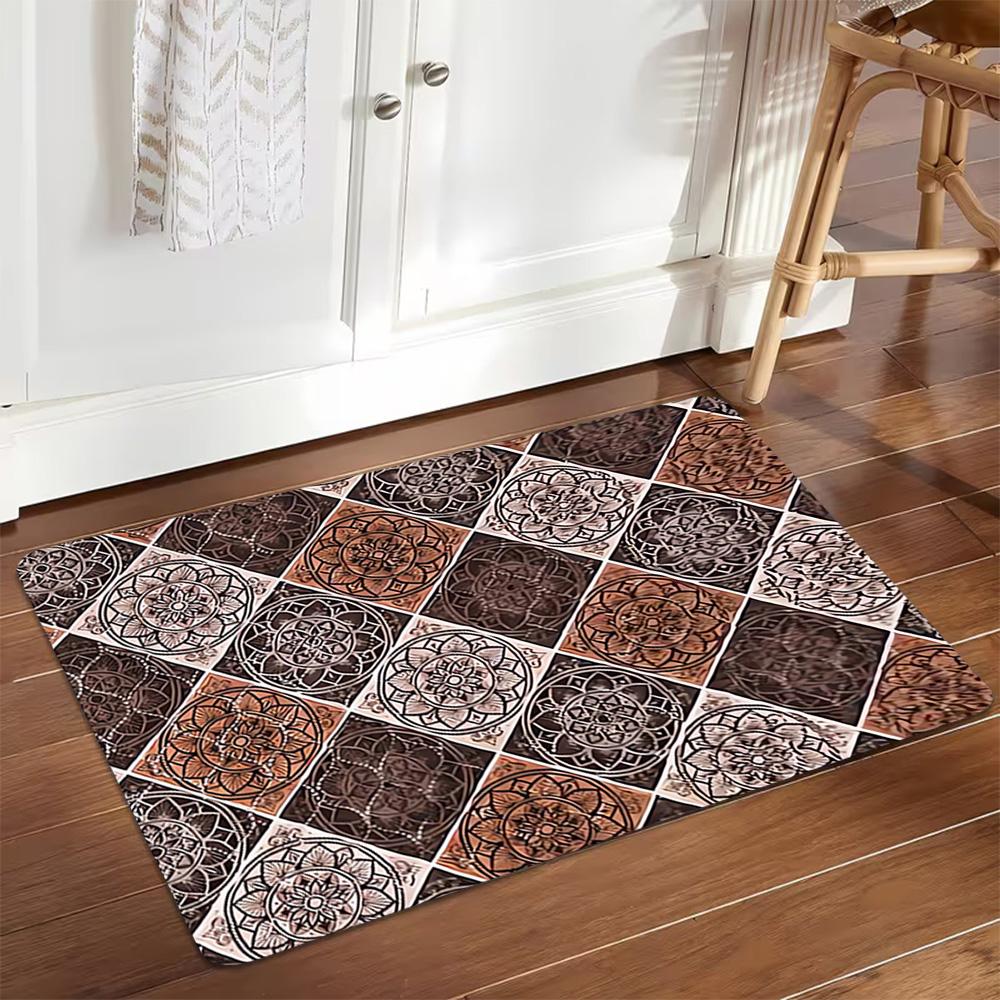 

Southwestern Style Rug Decoration,Carpet,Living Room,Bedroom, Non-slip,Square rug 40cmx60cm